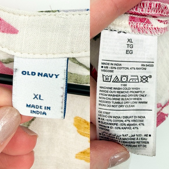 Women’s Bundle of 4 Floral Blouse Tops Size XL - Picture 8 of 16